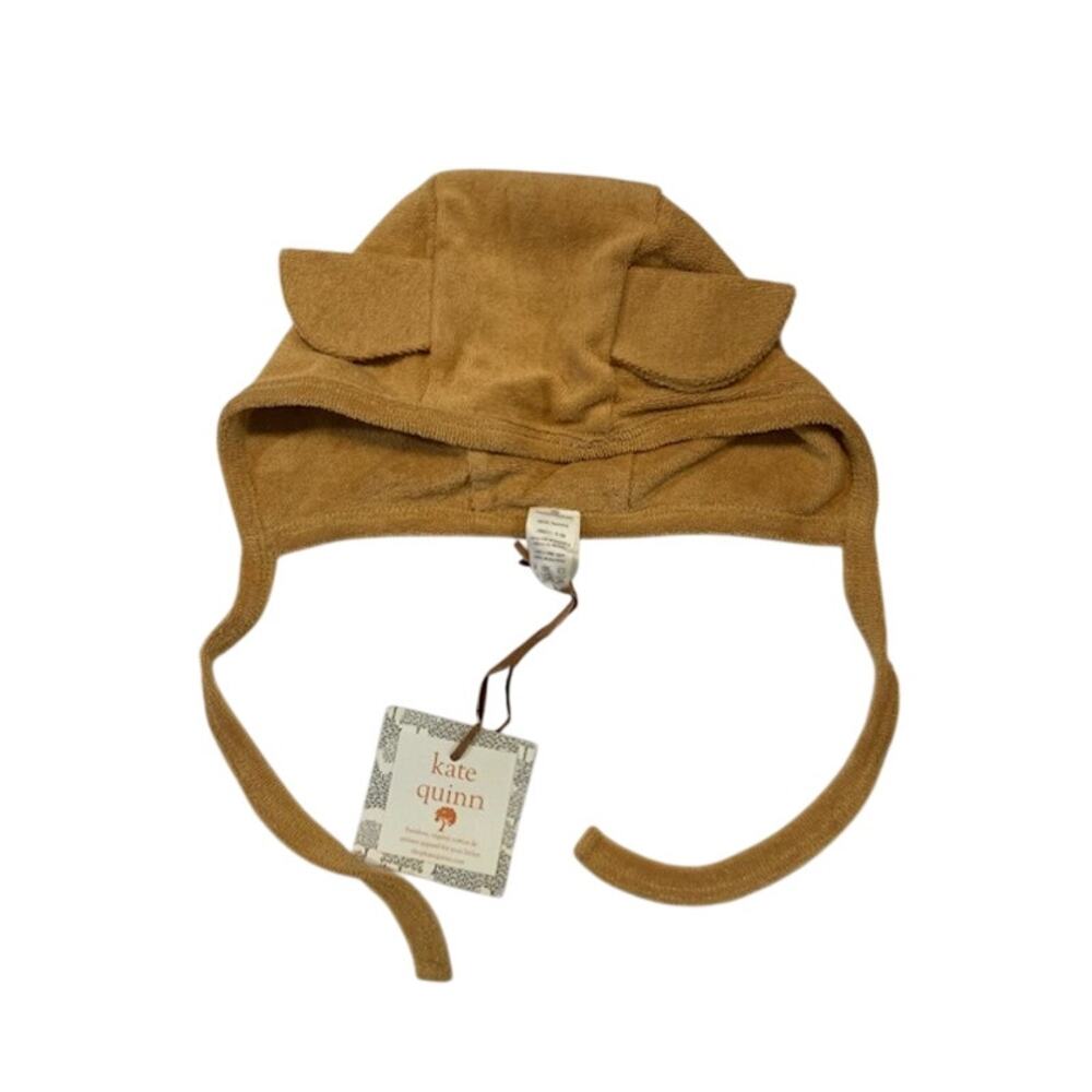 Kate Quinn 18-24 month organic cotton bear hat. NWT